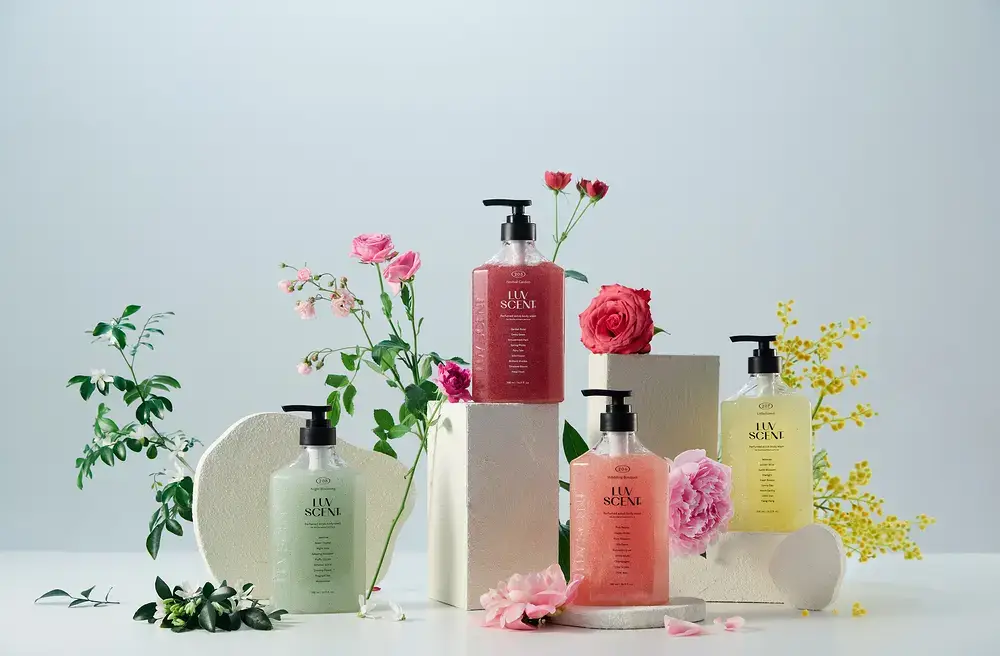 [NEW] 럽센트 생화향 스크럽 워시 500ml 4종